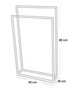 Towel Hanger 30x50x80 cm - Gold 