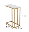 Side Table 55×35×45 cm - White 