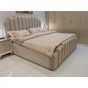 Chamois Super King Bed 200x180x140 cm - Beige