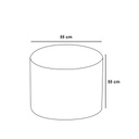 Pouf 55x45x55 cm- Off-white