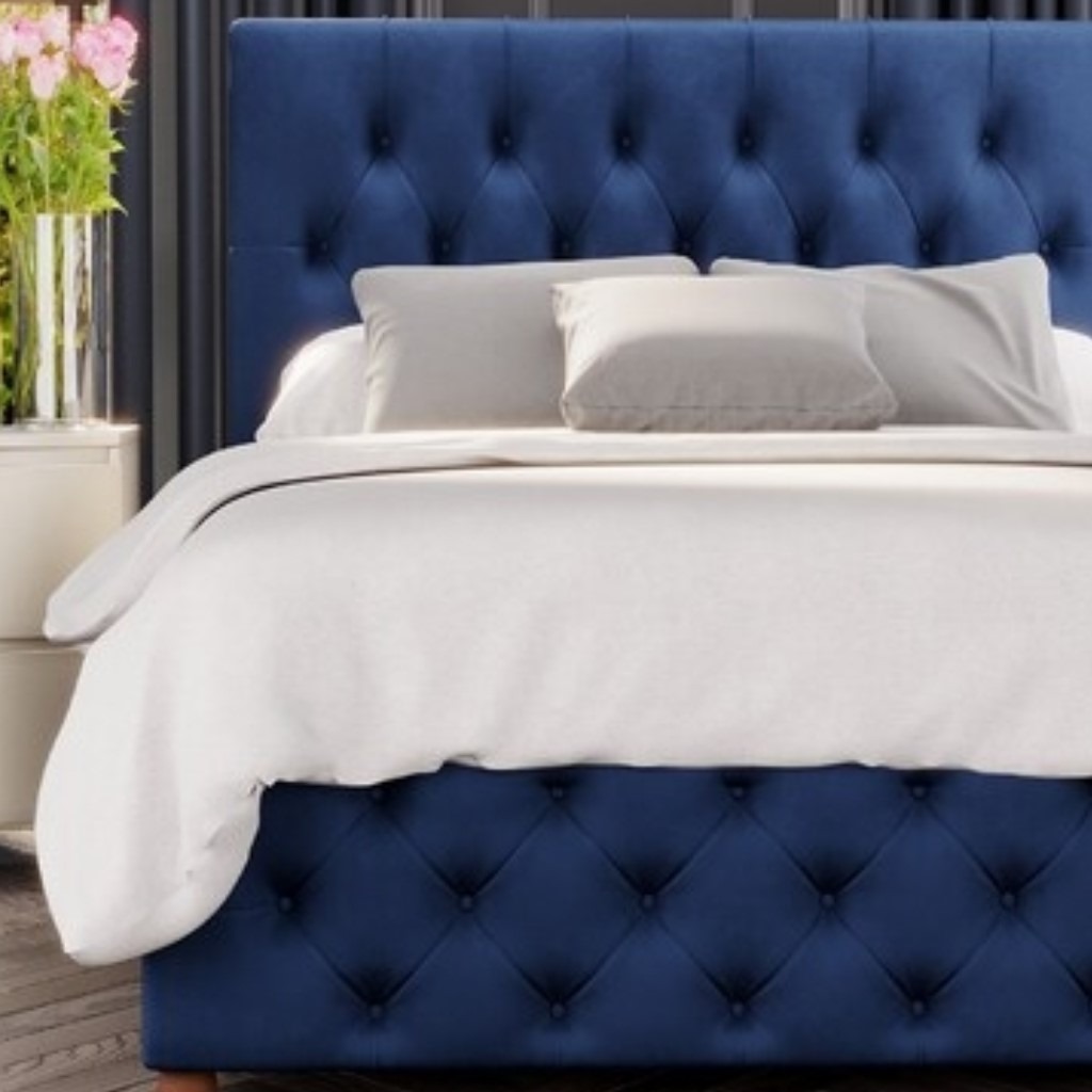 Swedish Wood and Linen Bed - Muti color