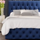 Swedish Wood and Linen Bed - Muti color