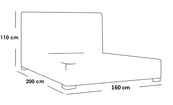 Mesh and Swedish Wood Super King Bed - Grey