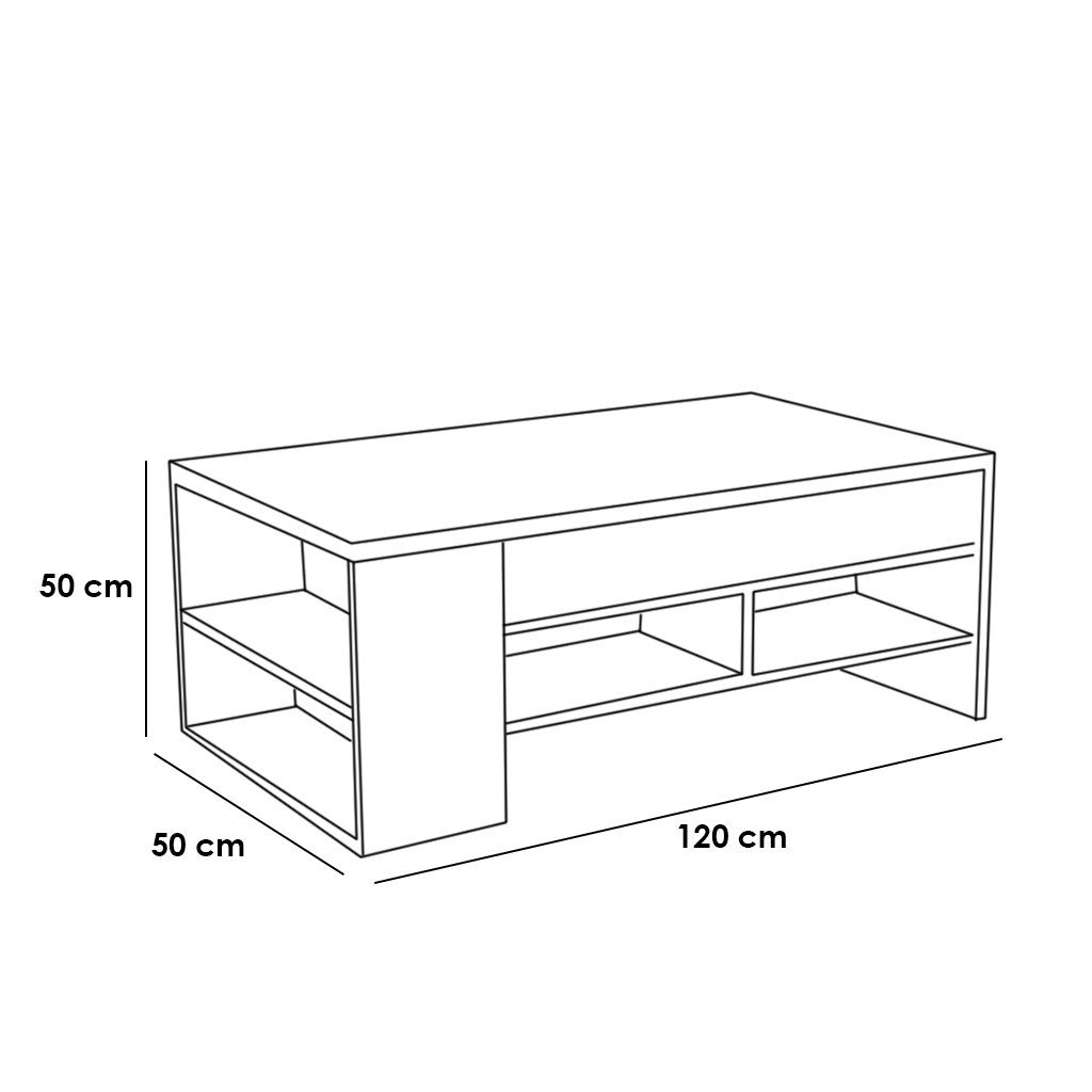 Center Table 50×50×120 cm