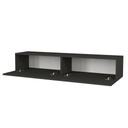 MDF TV Table Black - 160x30x50 cm