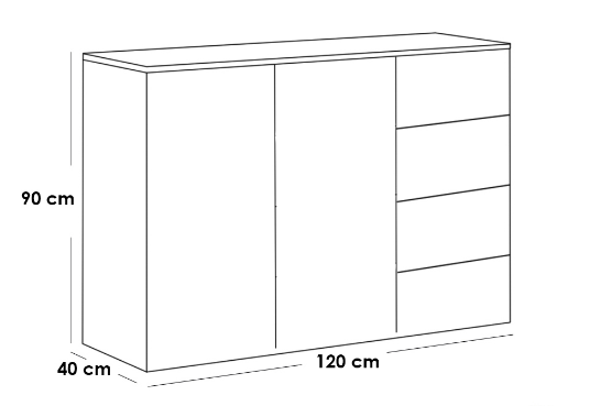Shoe Rack 90×120×40 cm