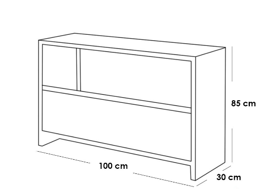Coffee Corner 100x30x85 cm