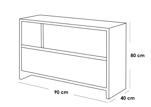 MDF Coffee corners Multi color - 80x40x90 cm
