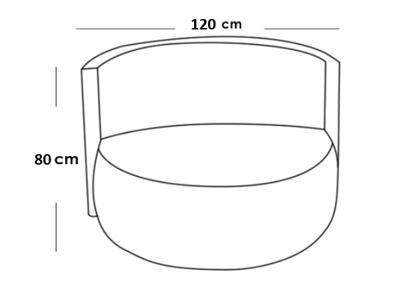 Swedish wood and velvet Side Chair 