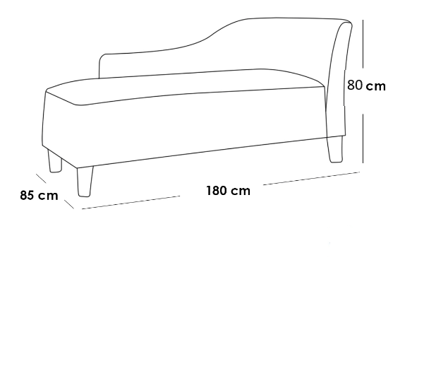 Chaise Lounge - Velvet 