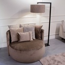 Swedish wood and velvet Side Chair 