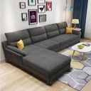 Sweedish Wood L-Shape Sofa