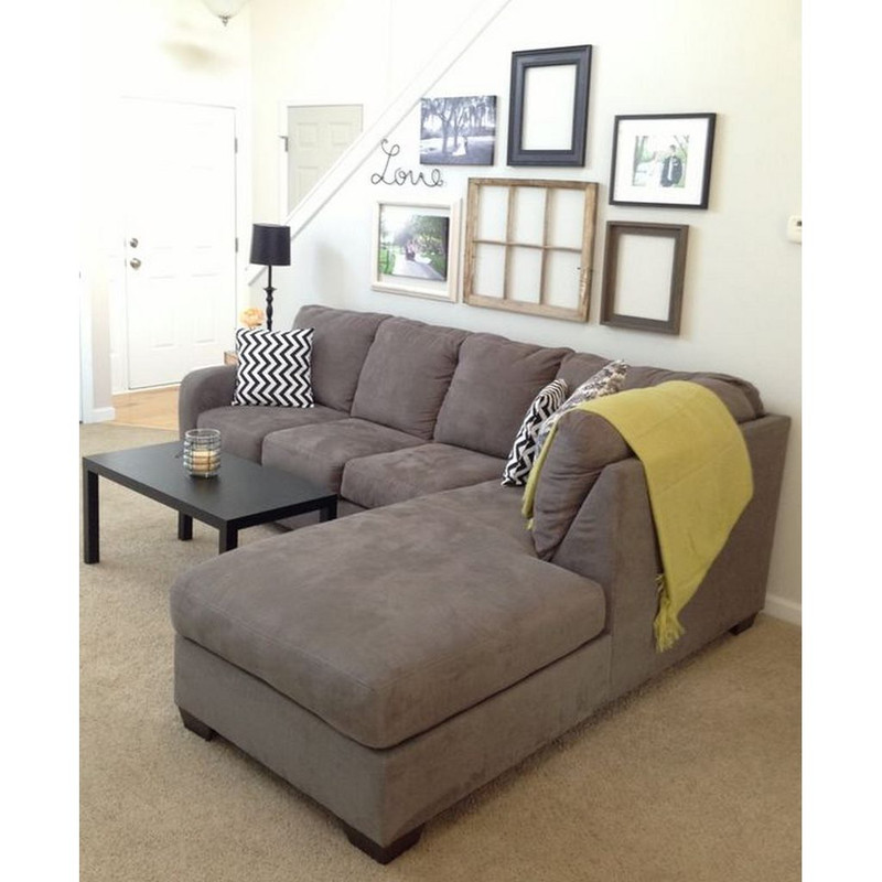 L-Shape Sofa - Brown