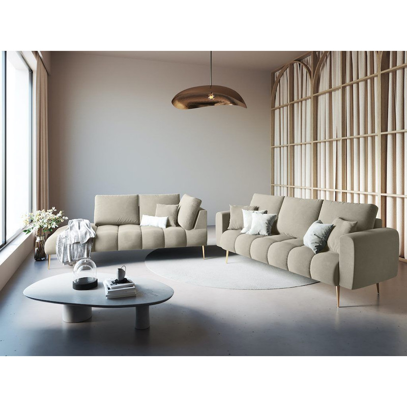 Living Room Set - Velvet - 2 pieces