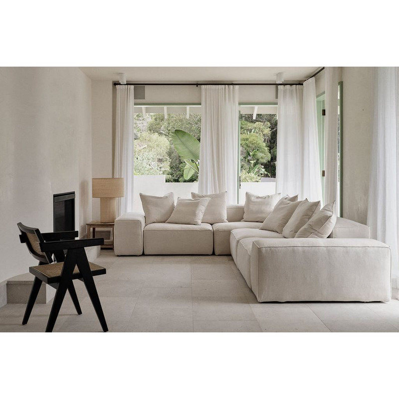 L-Shape Sofa - Linen