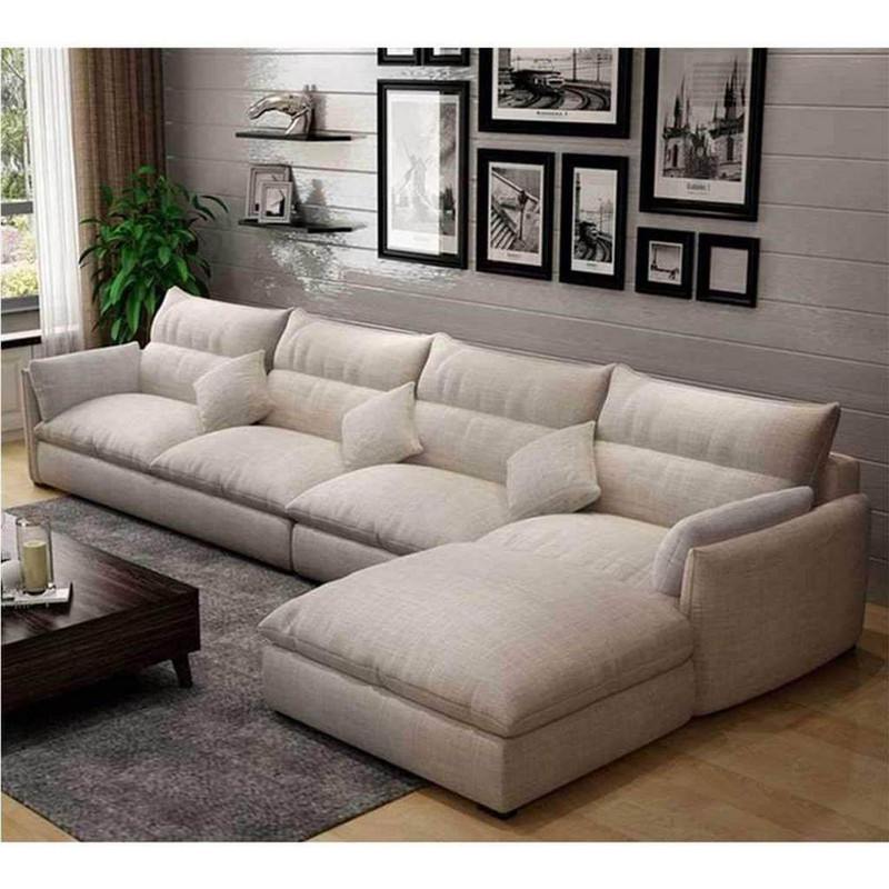 L-Shape Sofa - Linen