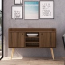 Wood counter and MDF Coffee corners Brown and beige