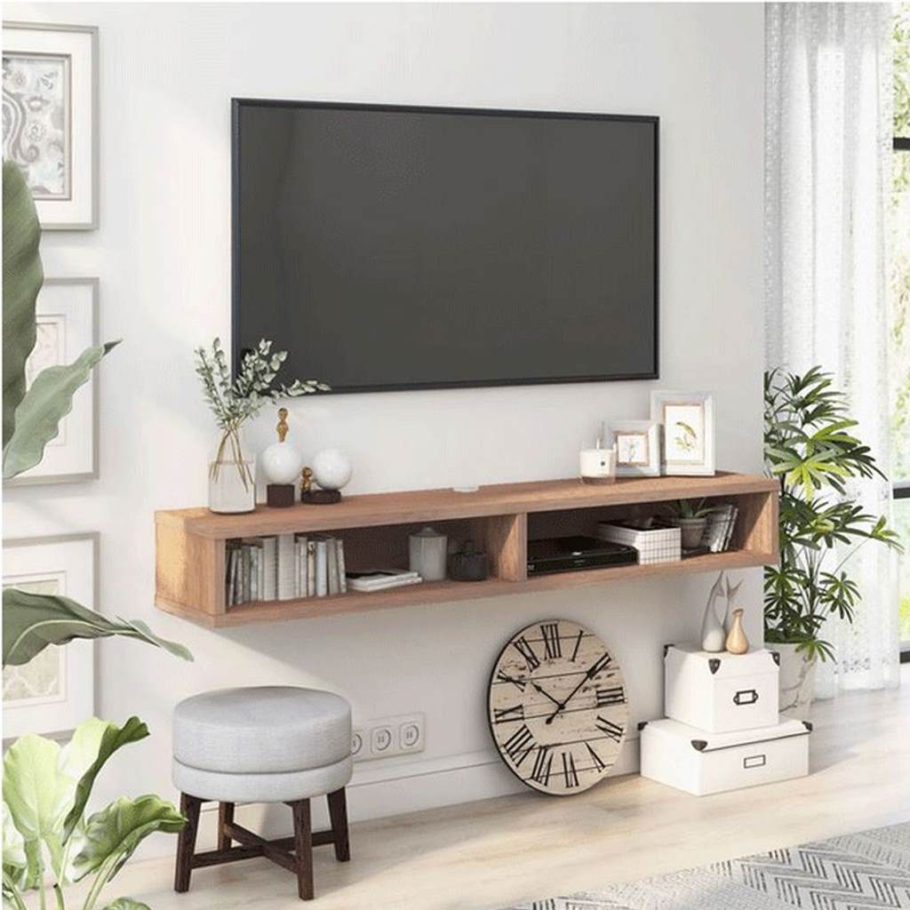 MDF Wall Shelf Beige - 160x20x15 cm