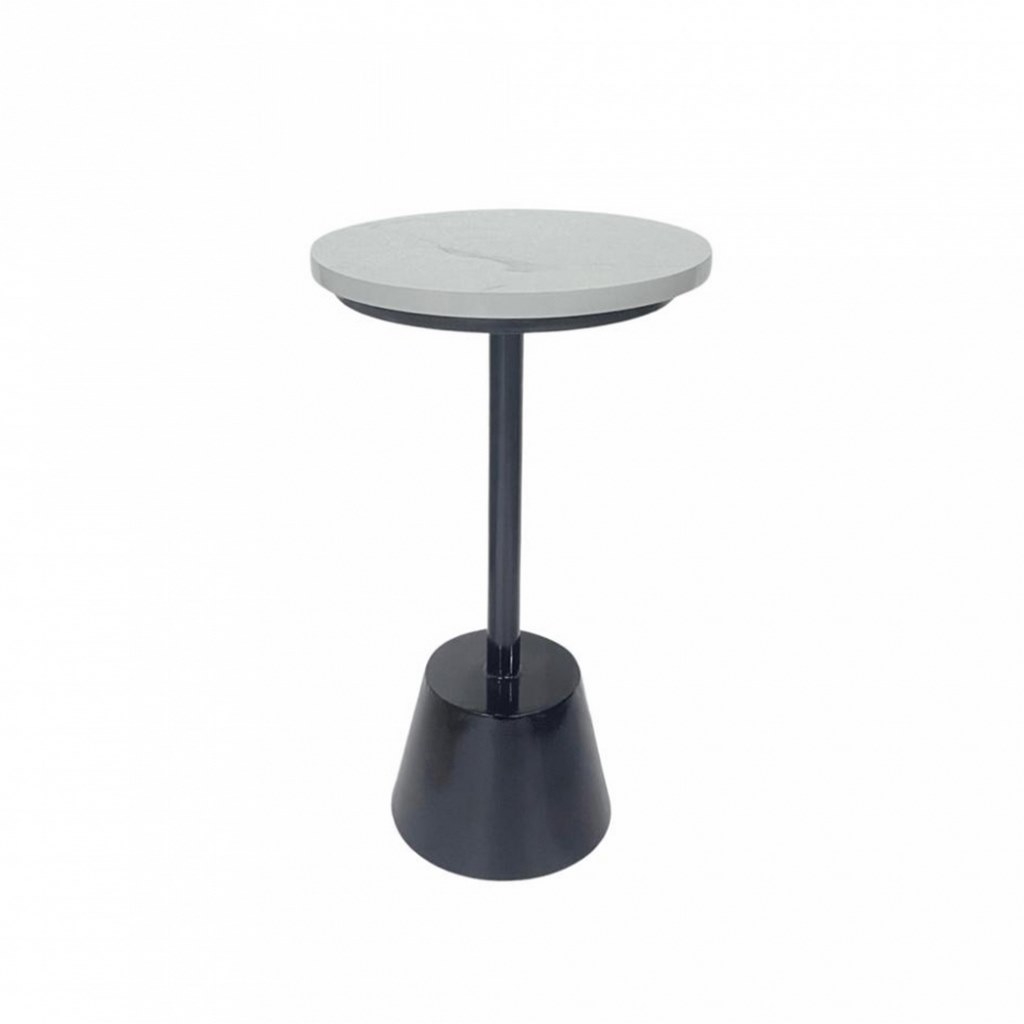 Side Table 35×55 cm - Black & White