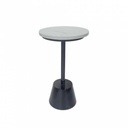 Side Table 35×55 cm - Black & White