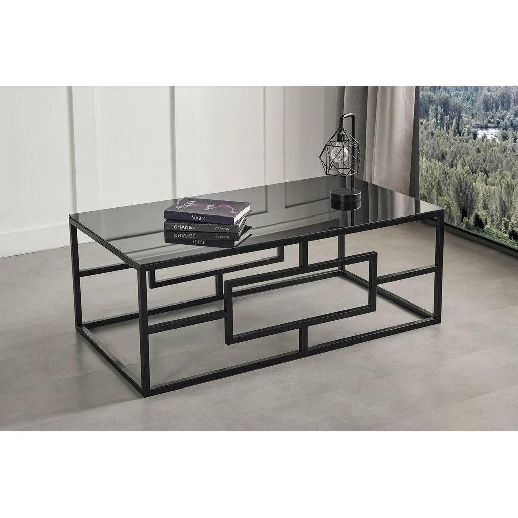 Coffee Table 110×60×45 cm - Black