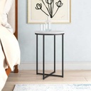 Side Table 45×55 cm - Black & White