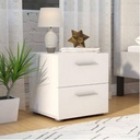 Bedside Table 50x40x60 cm - White 
