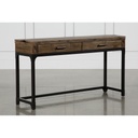 Console 90×130×40 cm - Beige & Black 