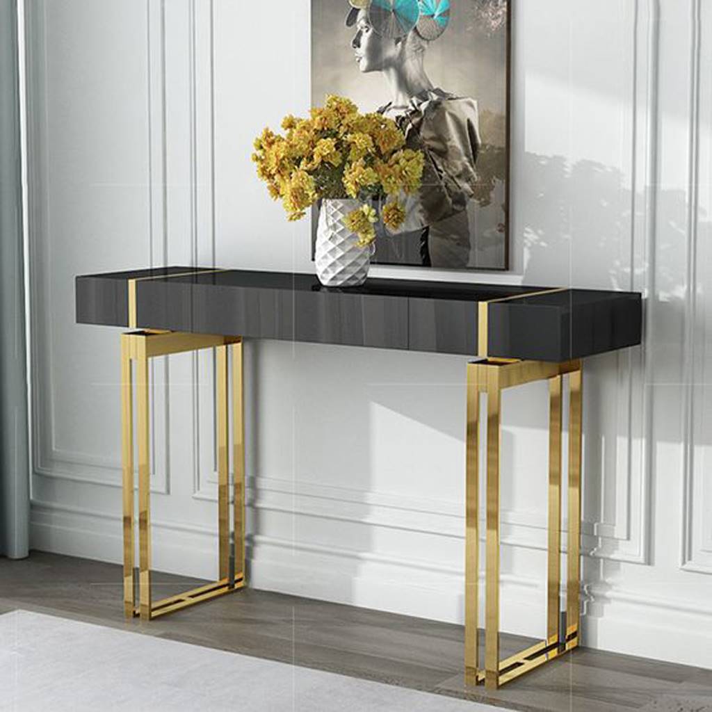 Console 100×40×160 cm - Black 