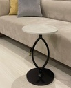 Side Table 55×35 cm - Black & White