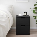 Bedside Table 50x40x60 cm - Black 
