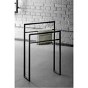 Towel Hanger 60x25x90 cm - Black