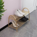 Shoe rack 50x30x52 cm - Gold