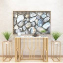 Consoles Set 3 Pieces - Gold & White