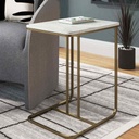 Side Table 55×35×45 cm - Gold