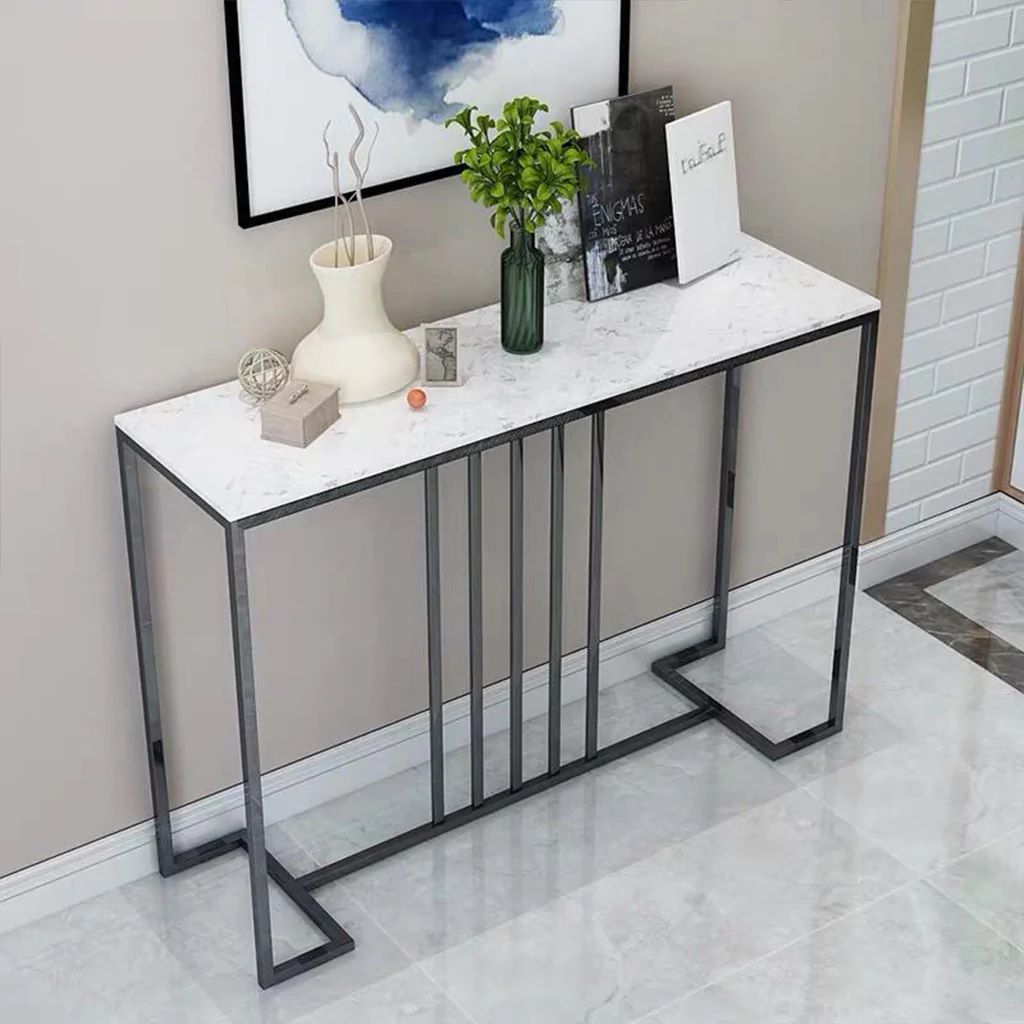 Console 100x120x30 cm - Grey & White 