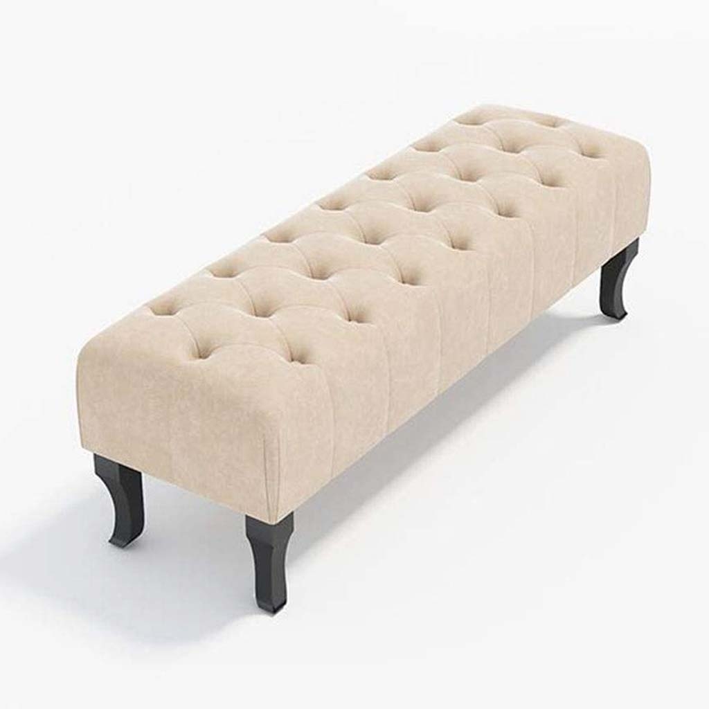 Banquette 160x45x45 cm- Beige & Black