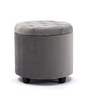 Pouf 55x45x55 cm- Grey