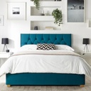 Swedish Wood and Linen Bed - Multi color