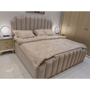 Chamois Super King Bed  - Beige