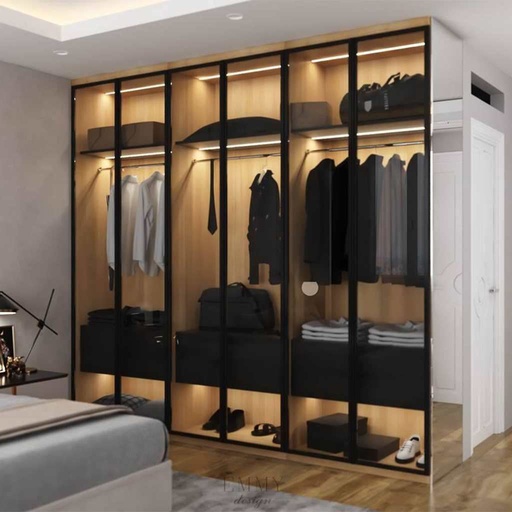 [Batch 9001002] Counter Wood Dressing   Black and Beige - 240x240x60 cm