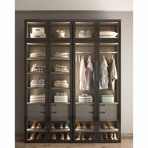 [Batch 9001002] Counter Wood Dressing Black - 240x50x180 cm