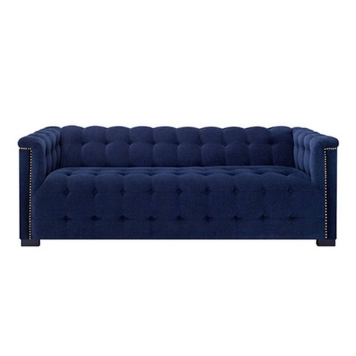 [Batch 9001002] Swedish wood and velvet 3 Seaters Sofa - Blue