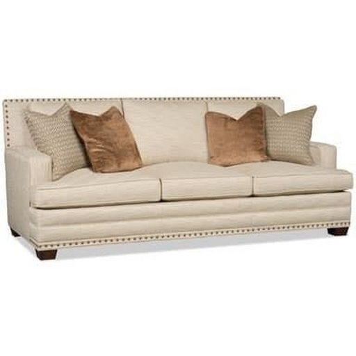 [Batch 9001002] Swedish MDF wood and linen 3 Seater Sofa - Beige