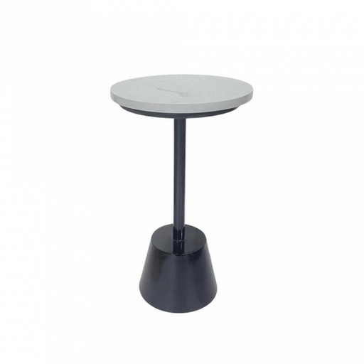 [AZAMCO1909] Side Table 35×55 cm - Black & White
