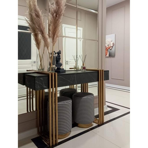 [OAK13] Console 90×35×130 cm - Black 