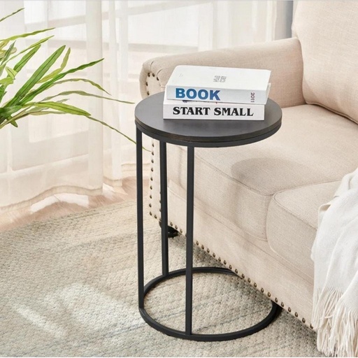 Engineered Wood Side Table - 35x35x55 cm