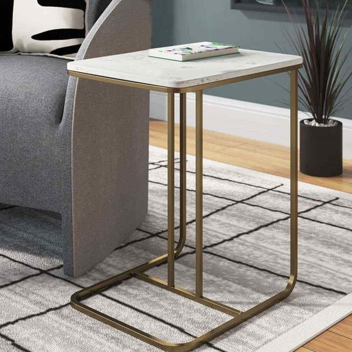 [OAK3] Side Table 55×35×45 cm - Gold