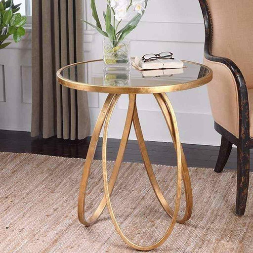 [OAK60] Side Table 50×40 cm - Gold 