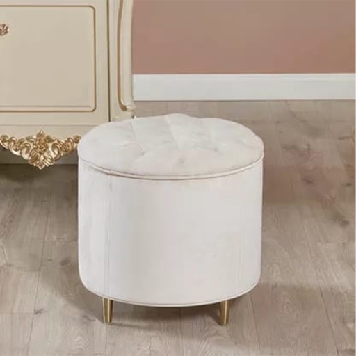 [HAPPY3] Pouf 55x45x55 cm- Off-white